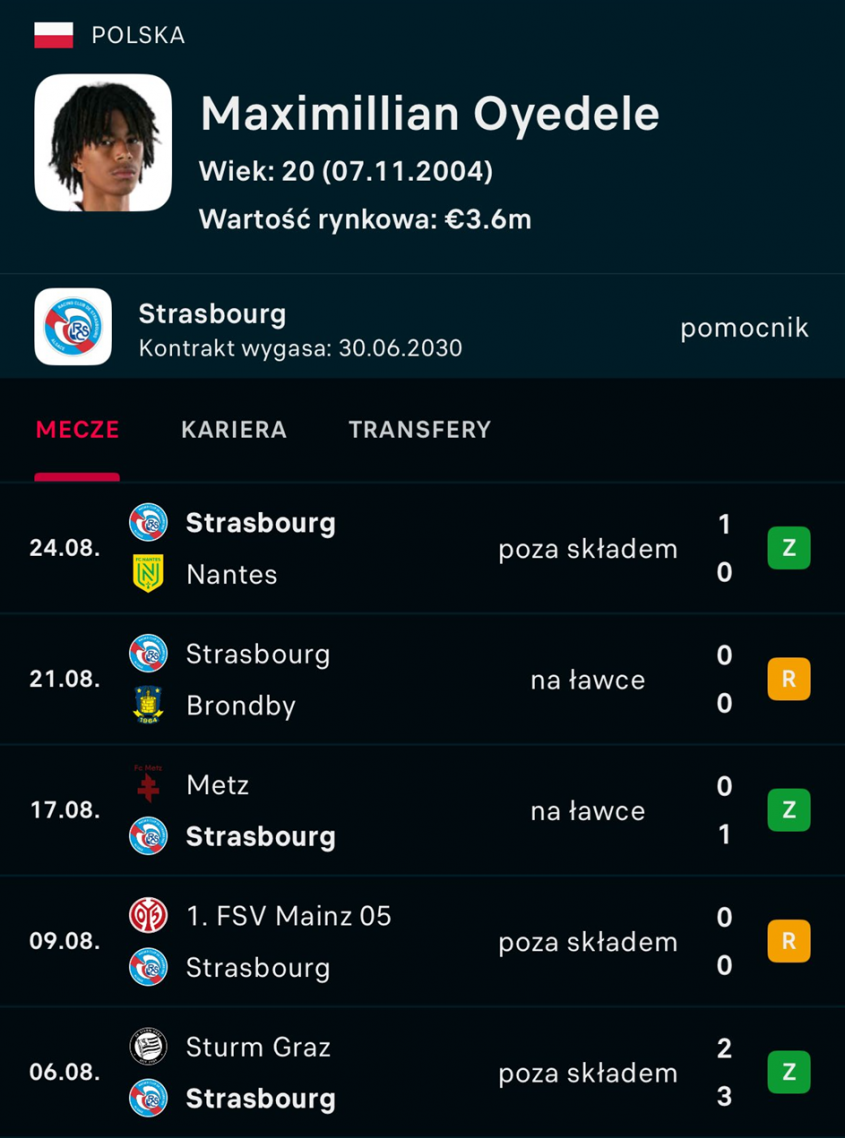 Tak wygląda POCZĄTEK KARIERY Maxiego Oyedele we Francji...